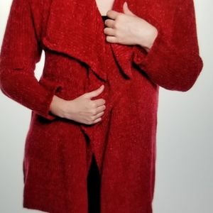 CHENILLE CARDIGAN SWEATER